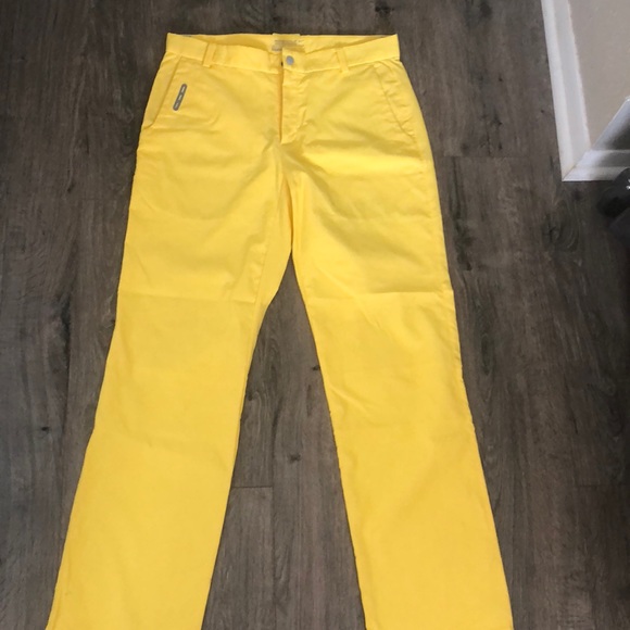 nike pants yellow